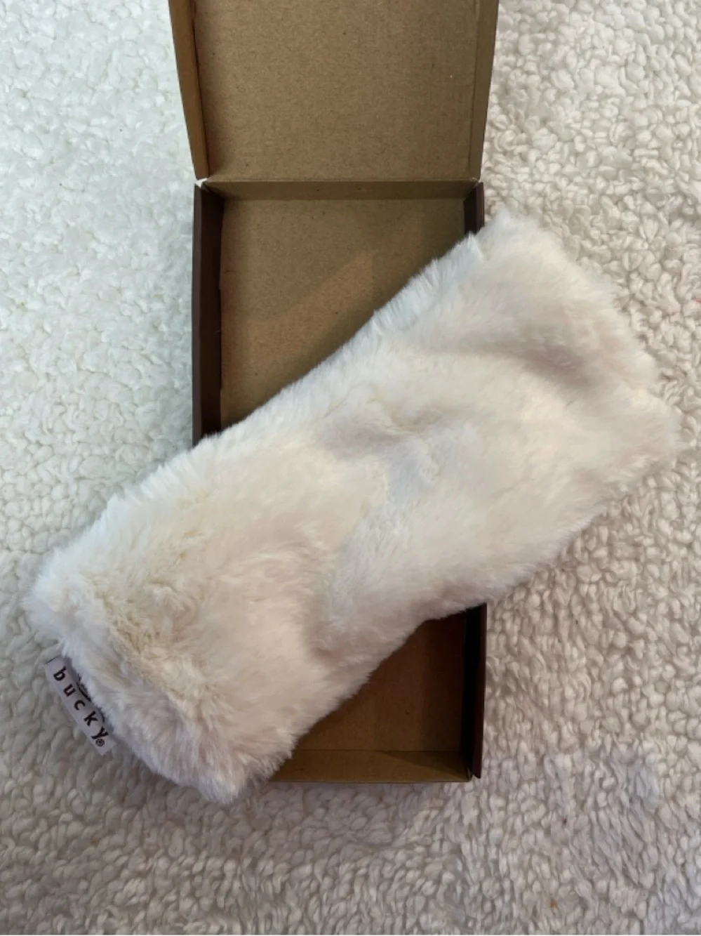 Bucky Natural Filled Hot & Cold Therapy Eye Pillow Color: Ivory